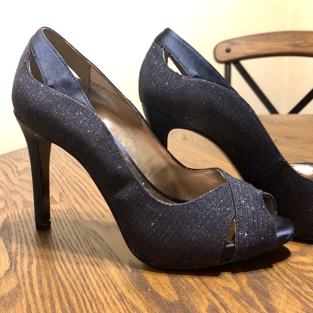 COPY - Alfani Navy Sparkly Heels